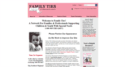 Desktop Screenshot of massfamilyties.org